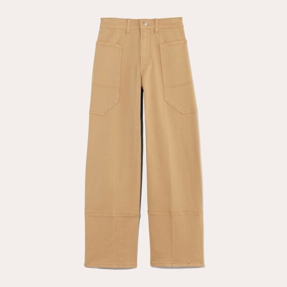 Everlane Women's Utility Gardener Pant in Classic Khaki, Size 32 - Picture 2 of 4